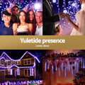 288 LED 7M Christmas Icicle Lights Falling Meteor Jingle Jollys