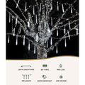 Jingle Jollys 12M Icicle Christmas Lights 960 LED Falling Meteor