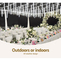 Jingle Jollys 12M Icicle Christmas Lights 960 LED Falling Meteor