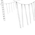 Jingle Jollys 7M Christmas Lights 288 LED Icicle Falling Meteor