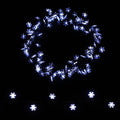 Jingle Jollys 100 LED 10M Christmas String Lights Snow Decorations