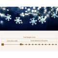 Jingle Jollys 100 LED 10M Christmas String Lights Snow Decorations