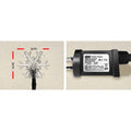 Jingle Jollys 100 LED 10M Christmas String Lights Snow Decorations