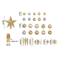 Jingle Jollys 125pc Christmas Tree Baubles Ornaments Decorations Set