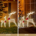 Jingle Jollys Christmas Lights 170 LED Fairy Reindeer Decoration 2PC