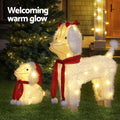 Jingle Jollys Christmas Lights 60 LED Fairy Light Dog 2pcs
