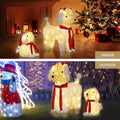 Jingle Jollys Christmas Lights 60 LED Fairy Light Dog 2pcs