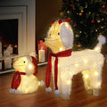 Jingle Jollys Christmas Lights 60 LED Fairy Light Dog 2pcs