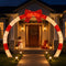 Jingle Jollys 2.5m Christmas Archway Pre-Lit Warm White LED Outdoor Garden Decoration