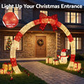 Jingle Jollys 2.5m Christmas Archway Pre-Lit Warm White LED Outdoor Garden Decoration
