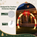 Jingle Jollys 2.5m Christmas Archway Pre-Lit Warm White LED Outdoor Garden Decoration