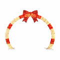 Jingle Jollys 2.5m Christmas Archway Pre-Lit Warm White LED Outdoor Garden Decoration