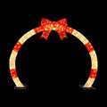 Jingle Jollys 2.5m Christmas Archway Pre-Lit Warm White LED Outdoor Garden Decoration