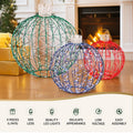 Jingle Jollys 320 LED Fairy Lights 3pc Ball Decoration Set