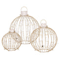 3x Christmas Fairy Light Balls 360 LED Decorations Jingle Jollys