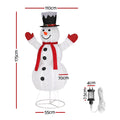 Jingle Jollys 200 LED Christmas Lights Snowman Fairy Light Decorations