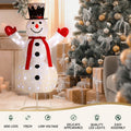 Jingle Jollys 200 LED Christmas Lights Snowman Fairy Light Decorations