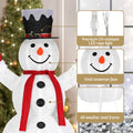 Jingle Jollys 200 LED Christmas Lights Snowman Fairy Light Decorations