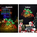 Jingle Jollys 216 LED Christmas Bell Lights Outdoor Decoration
