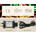 Jingle Jollys 216 LED Christmas Bell Lights Outdoor Decoration