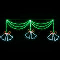 Jingle Jollys 288 LED Christmas Lights Bell Motif 1.8M