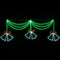 Jingle Jollys 288 LED Christmas Lights Bell Motif 1.8M