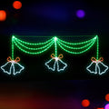 Jingle Jollys 288 LED Christmas Lights Bell Motif 1.8M