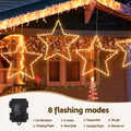 Jingle Jollys 50cm Star Christmas Lights 70 LED Xmas Decor