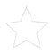 Jingle Jollys Christmas Star Lights 50cm 70 LED Xmas Decorations