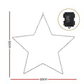 Jingle Jollys Christmas Star Lights 50cm 70 LED Xmas Decorations