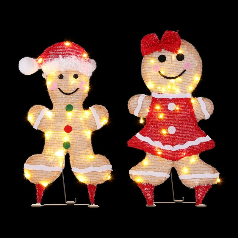 30 LED Christmas Gingerbread Fairy Lights Warm White Decoration