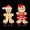 30 LED Christmas Gingerbread Fairy Lights Warm White Decoration