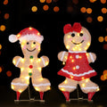30 LED Christmas Gingerbread Fairy Lights Warm White Decoration