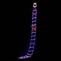 Jingle Jollys 3.5M 300 LED Christmas Ladder Lights Santa