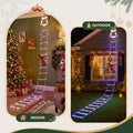 Jingle Jollys 3.5M 300 LED Christmas Ladder Lights Santa