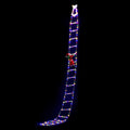 Jingle Jollys 3.5M 300 LED Christmas Ladder Lights Santa