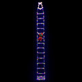 Jingle Jollys 3.5M 300 LED Christmas Ladder Lights Santa