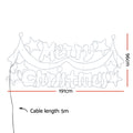 Jingle Jollys Christmas Lights 191cm 612 LEDs Fairy Light Outdoor
