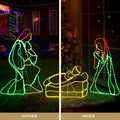 Jingle Jollys 552 LED Rope Light 1.12M Christmas Motif Outdoor