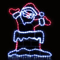 Jingle Jollys 1M 248 LED Christmas Lights Santa Motif Decorations