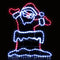 Jingle Jollys 1M 248 LED Christmas Lights Santa Motif Decorations