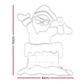Jingle Jollys 1M 248 LED Christmas Lights Santa Motif Decorations