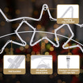 Jingle Jollys 560 LED Rope Light 1.25M Christmas Lights Outdoor