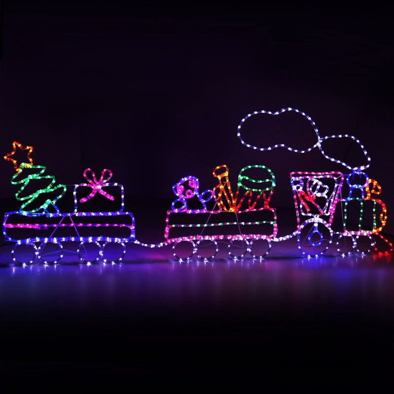 Jingle Jollys 2.1M 631 LED Christmas Train Lights Decoration