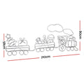 Jingle Jollys 2.1M 631 LED Christmas Train Lights Decoration