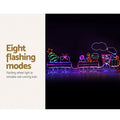 Jingle Jollys 2.1M 631 LED Christmas Train Lights Decoration