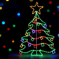 Jingle Jollys 1.18M Christmas Lights 288 LED Rope Outdoor