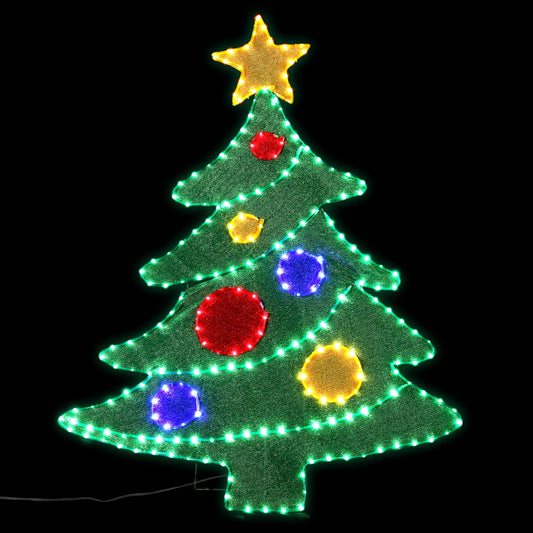 Jingle Jollys 150cm Christmas Lights 220 LED Rope Light Outdoor