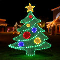 Jingle Jollys 150cm Christmas Lights 220 LED Rope Light Outdoor