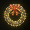 Jingle Jollys 160 LED Solar Christmas Wreath Lights Xmas Decoration